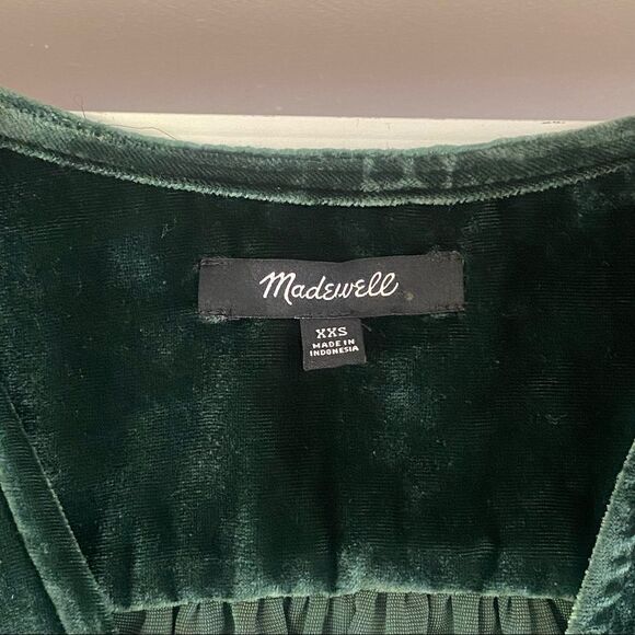 Madewell Velvet Wrap Top  - Picture 6 of 14